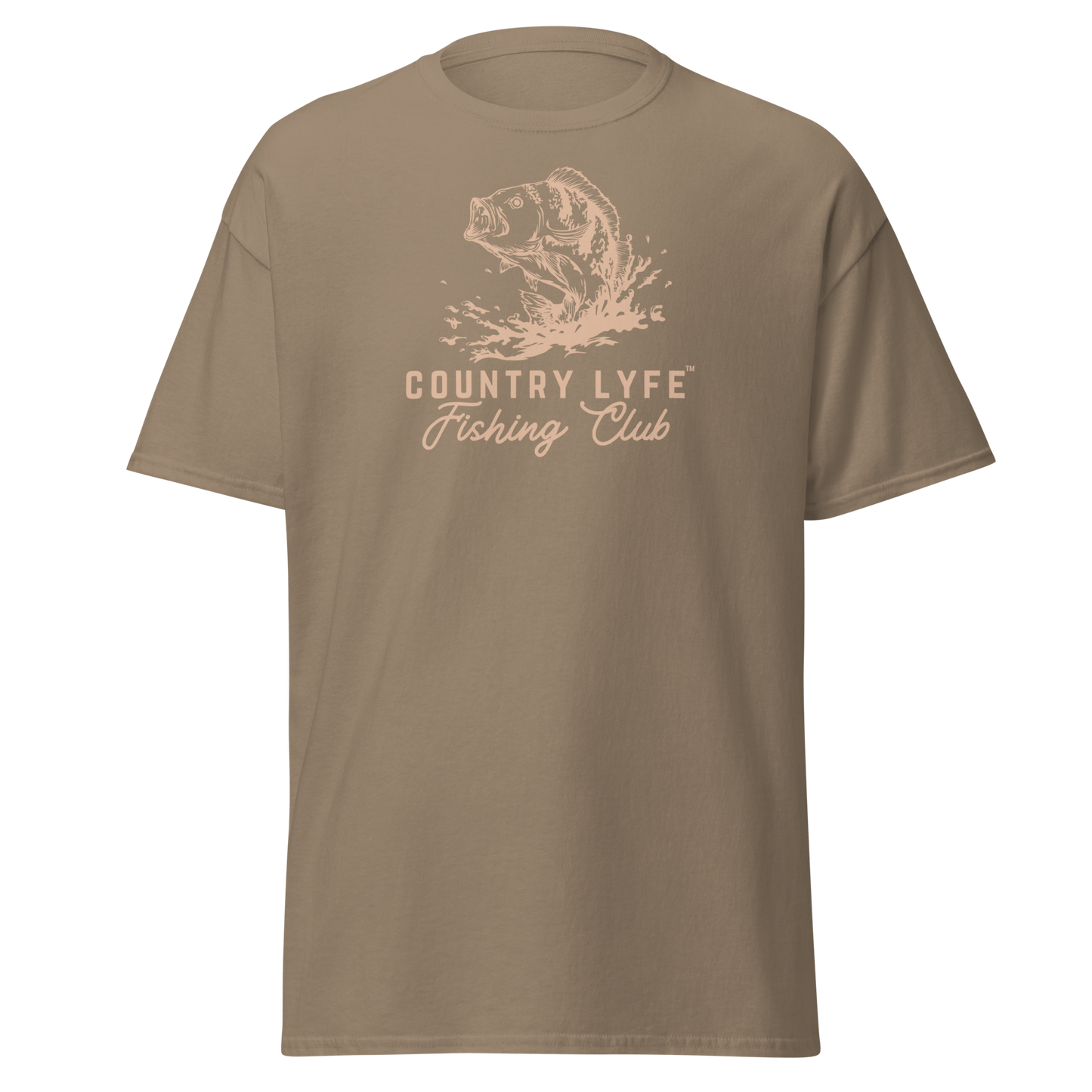 Country Lyfe Fishing Club T-Shirt - Gildan Classic 5000