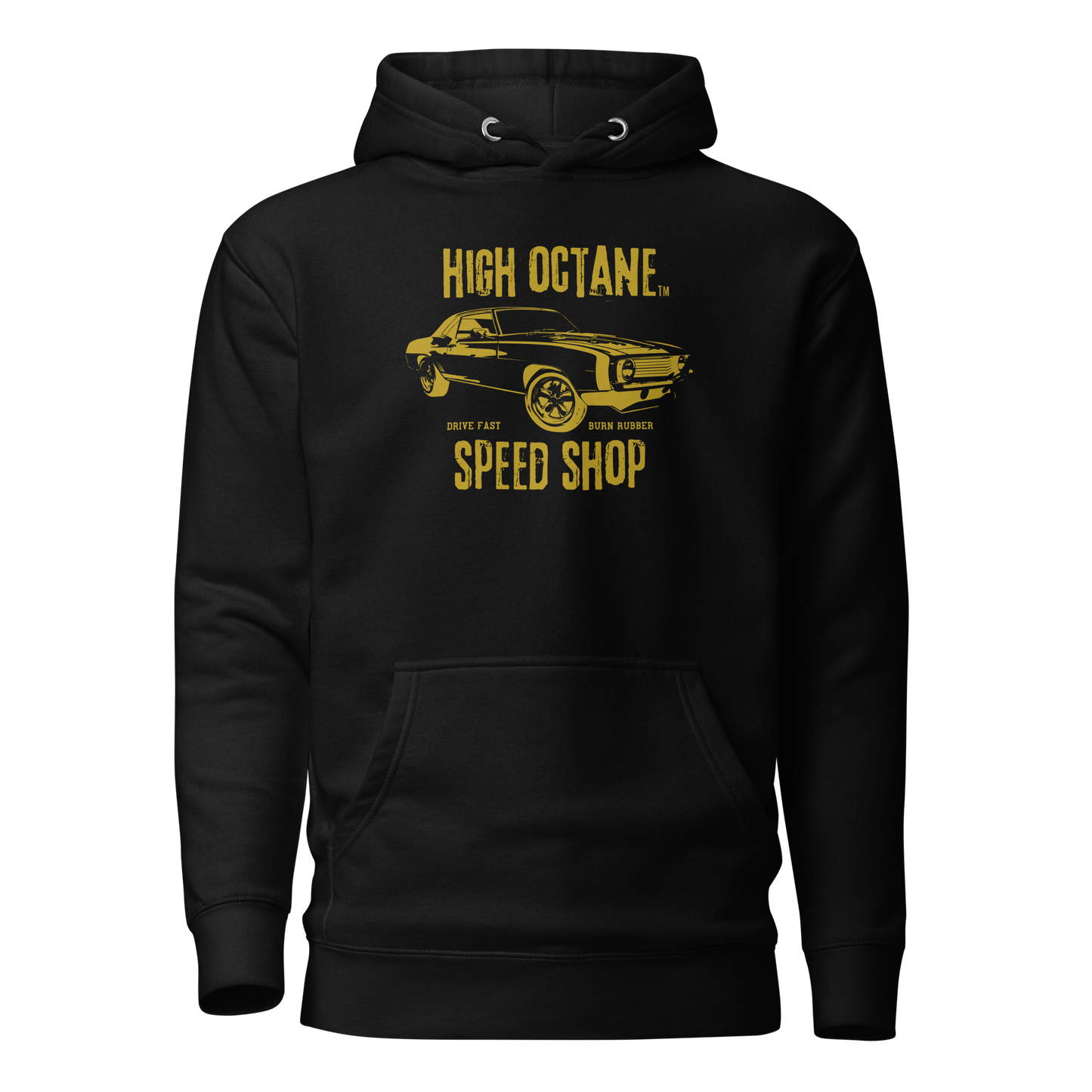 High Octane Speed Shop™ Premium Hoodie | Cotton Heritage M2580 Front