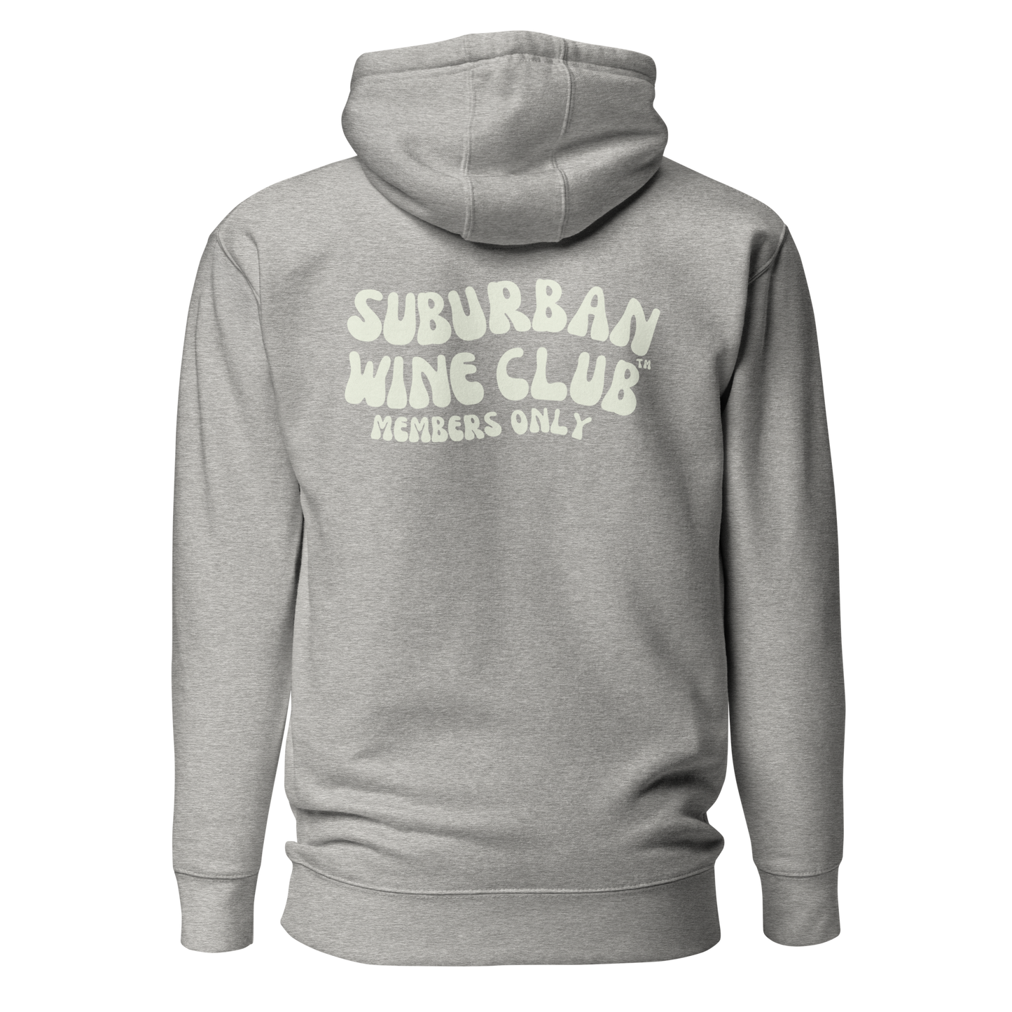 Suburban WIne Club™ Premium Hoodie | Cotton Heritage M2580 front/back