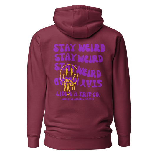 Life's a Trip Co.™ Stay Weird Premium Hoodie | Cotton Heritage M2580