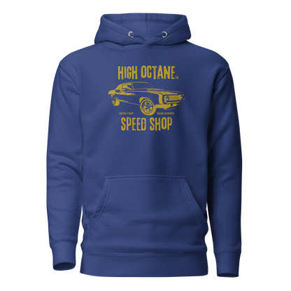 High Octane Speed Shop™ Premium Hoodie | Cotton Heritage M2580 Front