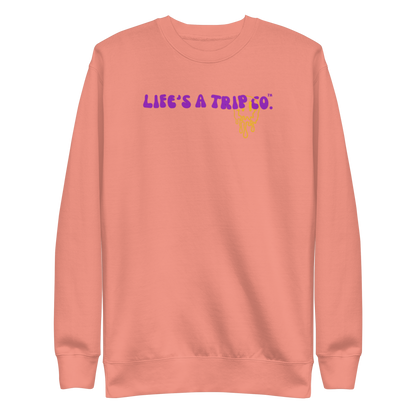 Life's a Trip Co.™ Happiness is a State of MInd Premium Sweatshirt | Cotton Heritage M2480