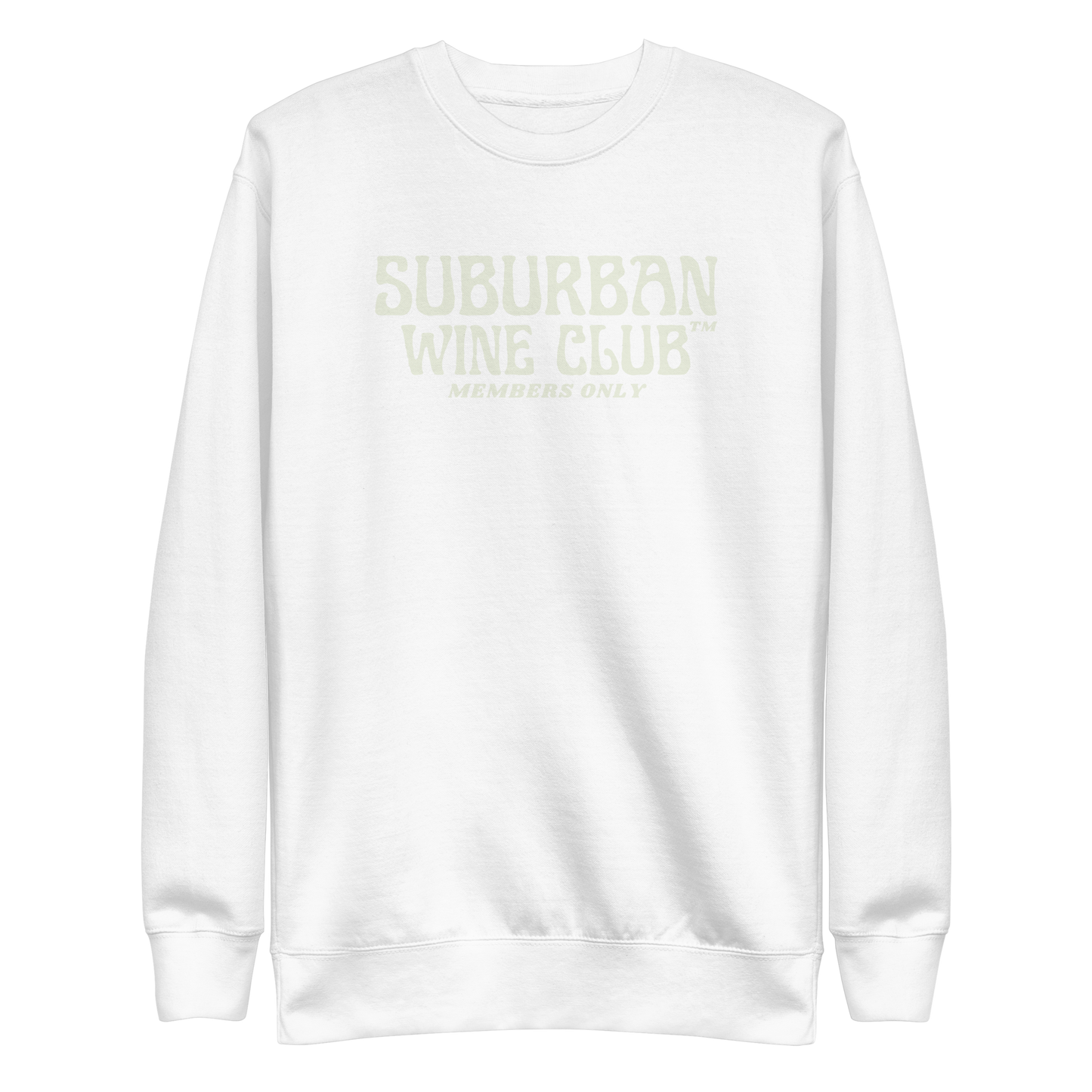 Suburban WIne Club™ Premium Sweatshirt | Cotton Heritage M2480 Front