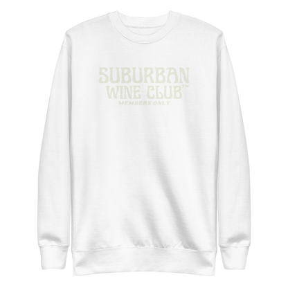 Suburban WIne Club™ Premium Sweatshirt | Cotton Heritage M2480 Front