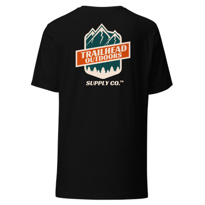 Trailhead Outdoors Supply Co.™ T-Shirt Live Wild Live Free Bella + Canvas 3100 Front/Back