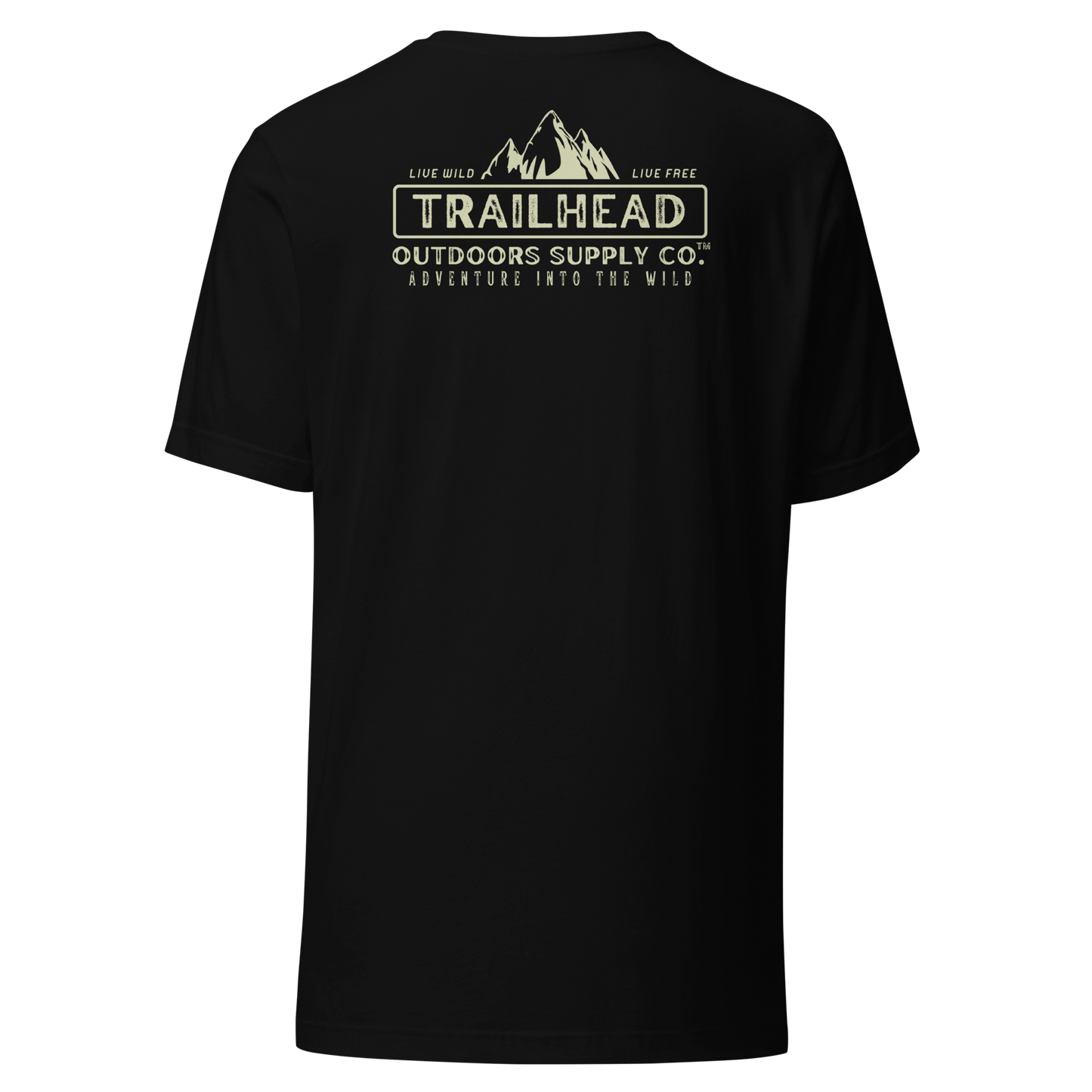 Trailhead Outdoors Supply Co.™ T-Shirt | Bella + Canvas 3001 | Front/Back
