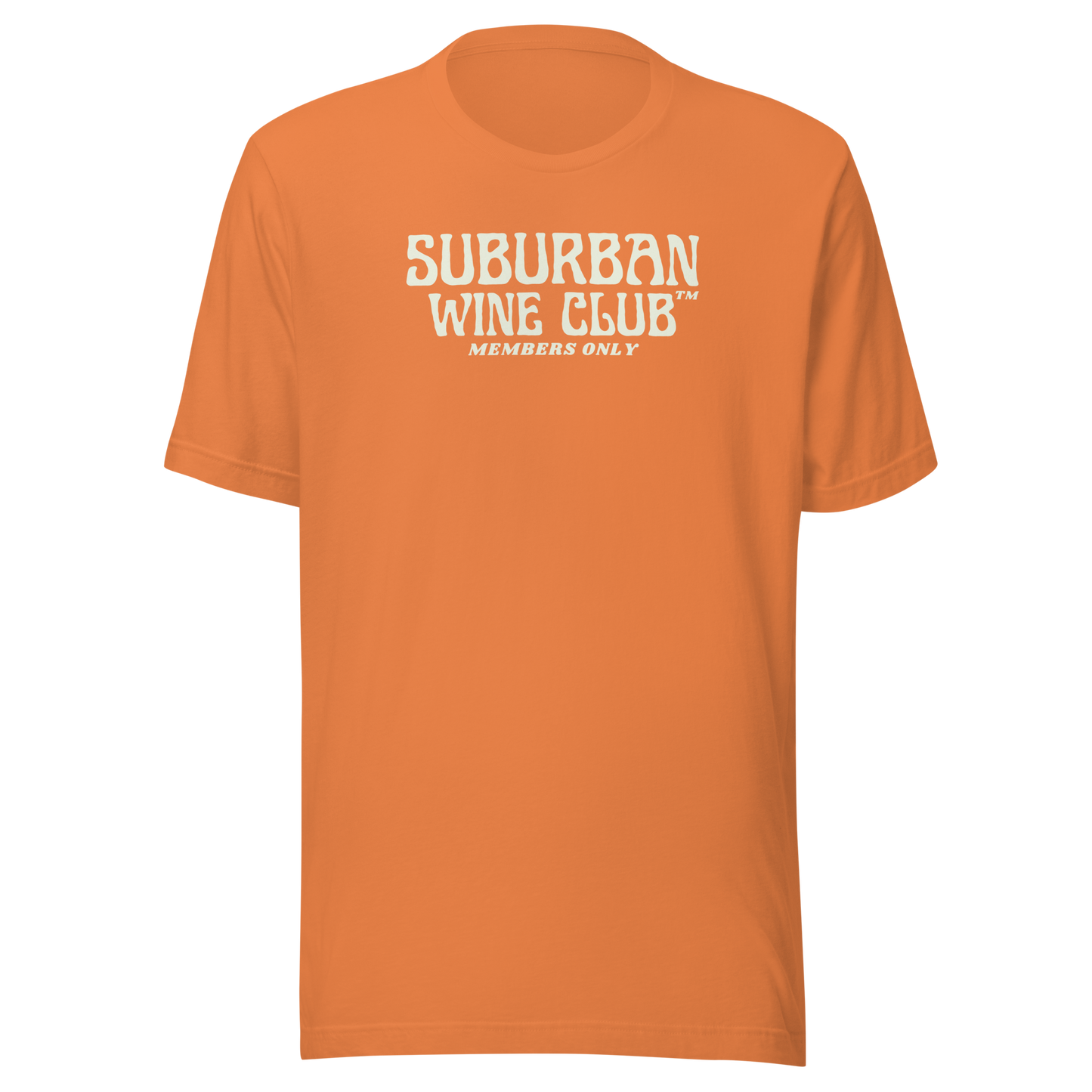 Suburban WIne Club™ T-Shirt | Bella + Canvas 3001 Front