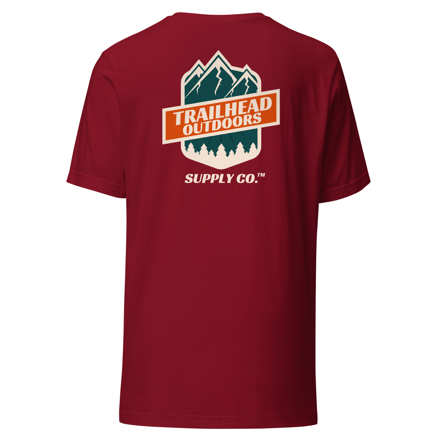 Trailhead Outdoors Supply Co.™ T-Shirt Live Wild Live Free Bella + Canvas 3100 Front/Back