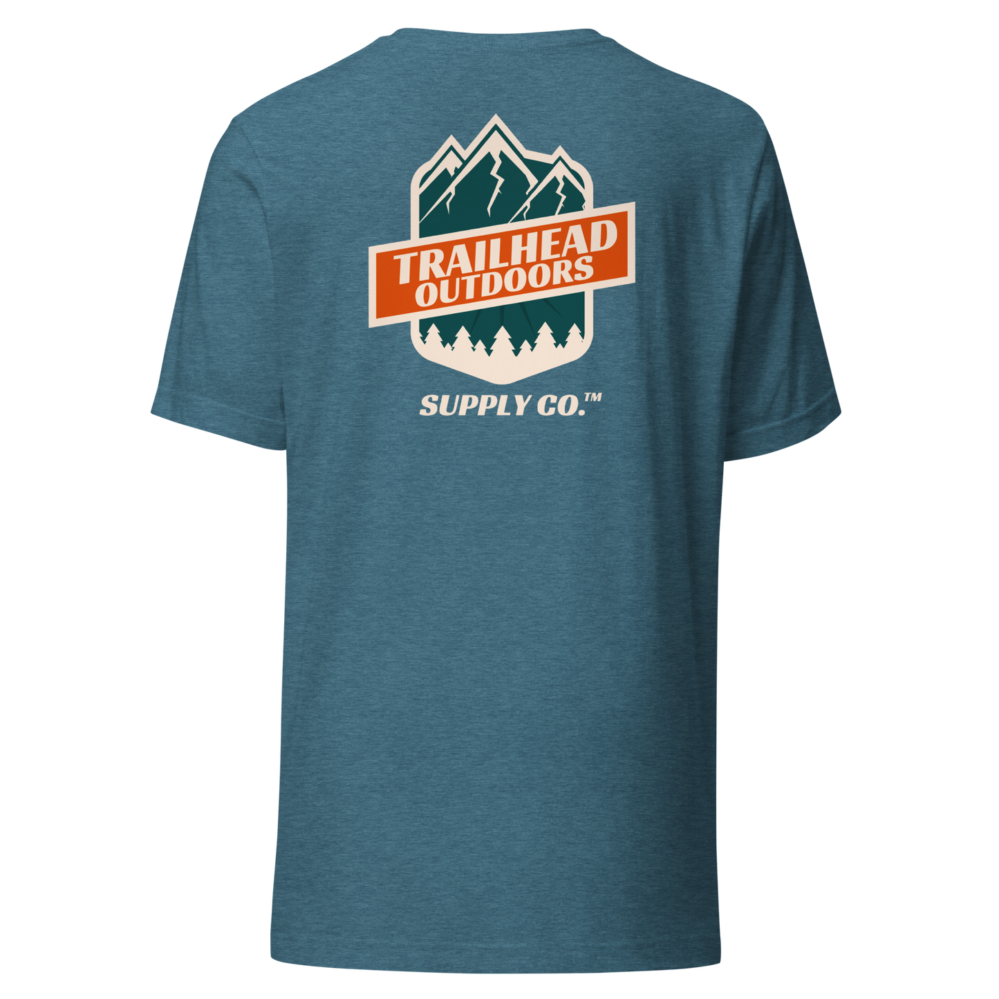Trailhead Outdoors Supply Co.™ T-Shirt Live Wild Live Free Bella + Canvas 3100 Front/Back
