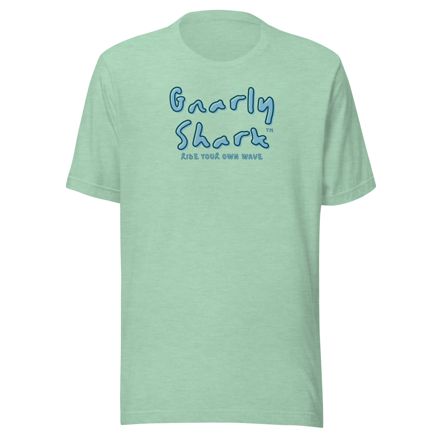 Gnarly Shark RIDE YOUR OWN WAVE T-Shirt Bella + Canvas
