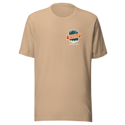 Trailhead Outdoors Supply Co.™ T-Shirt Live Wild Live Free Bella + Canvas 3100 Front/Back