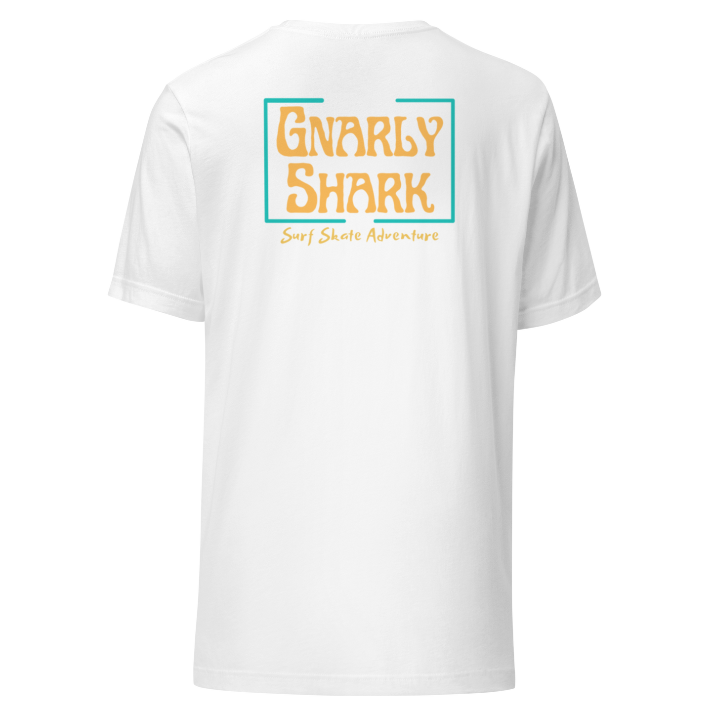 Gnarly Shark T-Shirt - Front/ Back Bella + Canvas