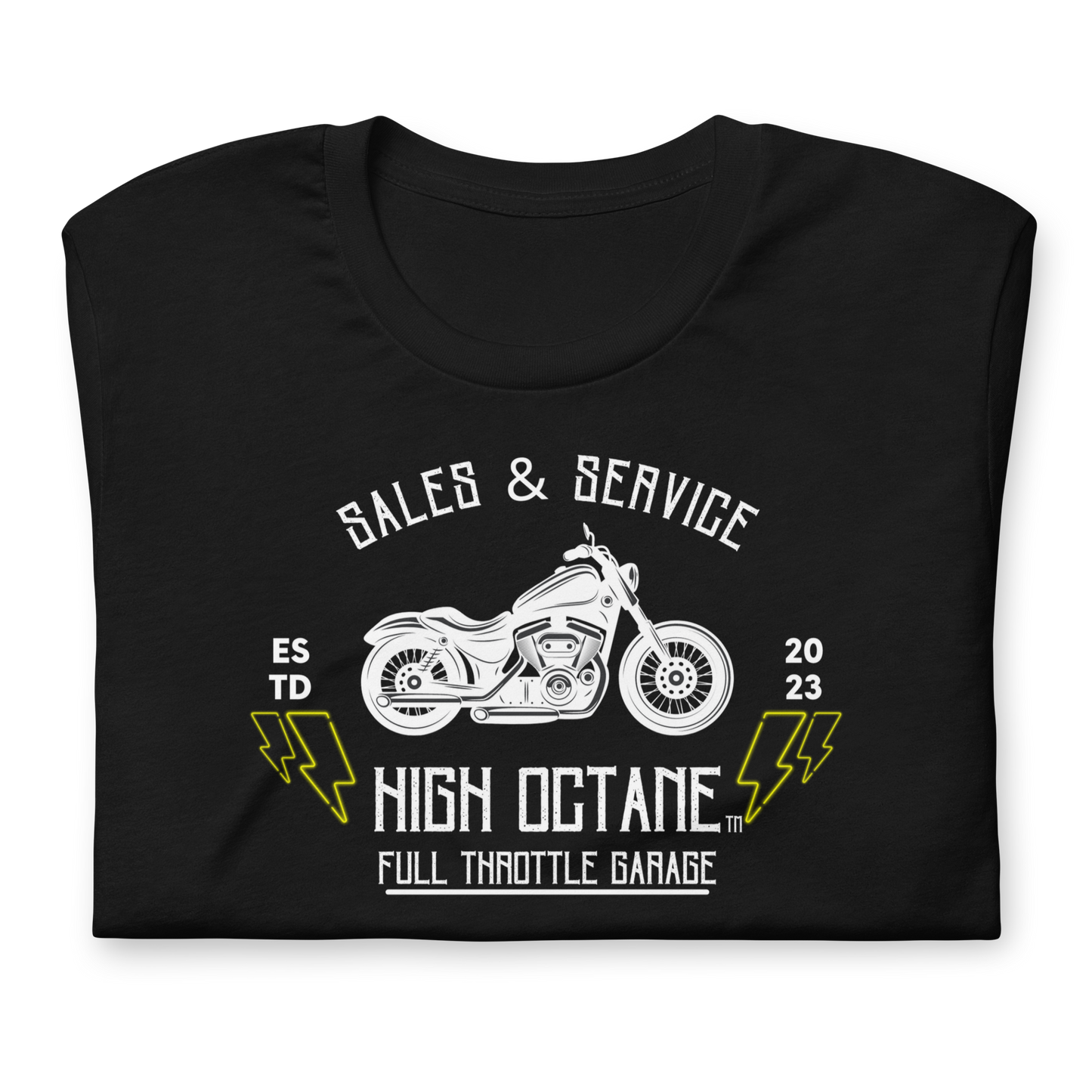 High Octane Full Throttle Garage T-Shirt - Bella + Canvas